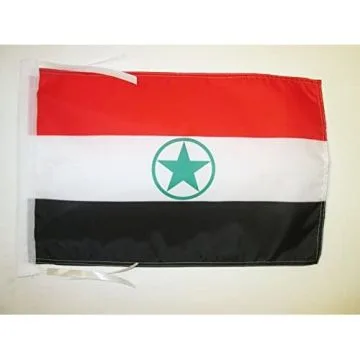 DRAPEAU ARABES D\'IRAN 45x30cm - PAVILLON DU KHUZESTAN 30 x 45 cm haute qualité