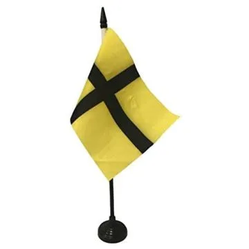 DRAPEAU DE TABLE PAYS DE RETZ 15x10cm - PETIT DRAPEAUX DE BUREAU RAIS EN BRETAGNE 10 x 15 cm