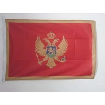 DRAPEAU MONTÍ?NÍ?GRO 90x60cm - DRAPEAU MONTÍ?NÍ?GRIN 60 x 90 cm Spécial Extérieur - DRAPEAUX