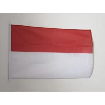 DRAPEAU MONACO 150x90cm - DRAPEAU MONÍ?GASQUE 90 x 150 cm Spécial Extérieur - DRAPEAUX