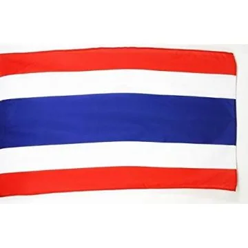 DRAPEAU THAÏLANDE 250x150cm - DRAPEAU THAÏLANDAIS 150 x 250 cm Fourreau pour hampe