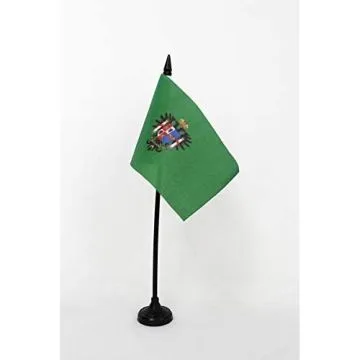 DRAPEAU DE TABLE PROVINCE DE TOLÈDE 15x10cm - PETIT DRAPEAUX DE BUREAU TOLEDO EN CASTILLE-LA-MANCHE 10 x 15 cm