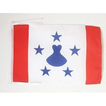 DRAPEAU ÎLES AUSTRALES TUBUAI 45x30cm - PAVILLON POLYNÉSIEN - POLYNÉSIE FRANÇAISE - FRANCE 30 x 45 cm haute qualité