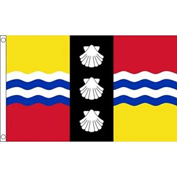 Bedfordshire County Flag 2' x 3' 100D polyester grommets