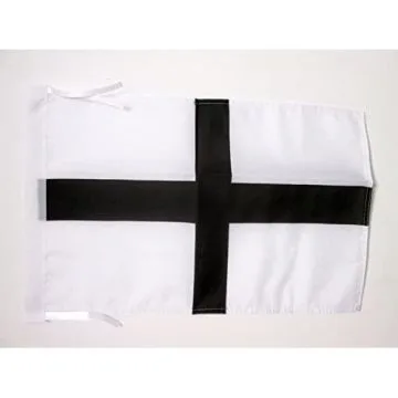 DRAPEAU BRETAGNE KROAZ DU 45x30cm - PAVILLON BRETON - CROIX BRETONNE 30 x 45 cm haute qualité