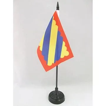 DRAPEAU DE TABLE DUCHÉ DE NIVERNAIS 15x10cm - PETIT DRAPEAUX DE BUREAU PROVINCE FRANCE 10 x 15 cm