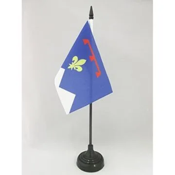 DRAPEAU DE TABLE ALPES-DE-HAUTE-PROVENCE 15x10cm - PETIT DRAPEAUX DE BUREAU DÉPARTEMENT FRANÇAIS - PACA 10 x 15 cm