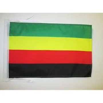 DRAPEAU BAMILÉKÉS DU CAMEROUN 45x30cm - PAVILLON BAMILÉKÉ 30 x 45 cm haute qualité
