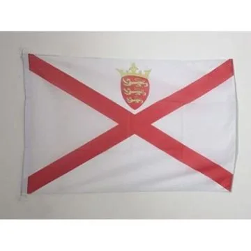PAVILLON NAUTIQUE JERSEY 45x30cm - DRAPEAU DE BATEAU ANGLAIS - ROYAUME-UNI 30 x 45 cm