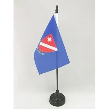 DRAPEAU DE TABLE MOLISE 15x10cm - PETIT DRAPEAUX DE BUREAU MOLISE - ITALIE 10 x 15 cm