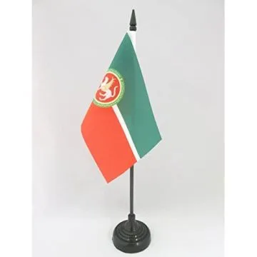 DRAPEAU DE TABLE RÉPUBLIQUE DU TATARSTAN 15x10cm - PETIT DRAPEAUX DE BUREAU TATARS - TATARES - RUSSIE 10 x 15 cm