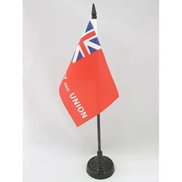 DRAPEAU DE TABLE LIBERTY AND UNION TAUNTON 15x10cm - PETIT DRAPEAUX DE BUREAU LIBERTÉ ET UNION 10 x 15 cm