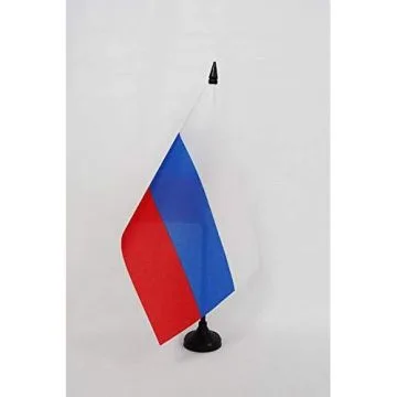 Drapeau de table Russie RSFSR 1991-1993 21x14cm - PETIT Drapeaux DE BUREAU de la RSFSR 14 x 21 cm