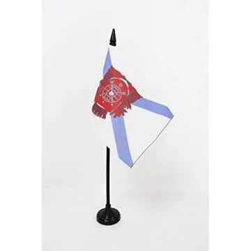 DRAPEAU DE TABLE RIO DE JANEIRO 15x10cm - PETIT DRAPEAUX DE BUREAU VILLE DE RIO AU BRÉSIL 10 x 15 cm