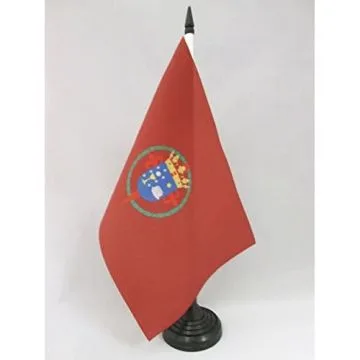 DRAPEAU DE TABLE SAINT-JACQUES-DE-COMPOSTELLE 21x14cm - PETIT DRAPEAUX DE BUREAU SANTIAGO DE COMPOSTELA 14 x 21 cm