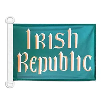 Pavillon nautique République d'Irlande 45x30 cm Anneaux Plastiques