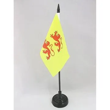 DRAPEAU DE TABLE COMTÉ DE BIGORRE 15x10cm - PETIT DRAPEAUX DE BUREAU DUCHÉ DE GASCOGNE 10 x 15 cm