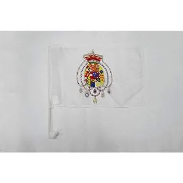 Drapeau de voiture Royaume des Deux-Siciles 1816 45x30cm - Carflag Italie - Sicile 30 x 45 cm