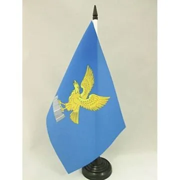 DRAPEAU DE TABLE FRIULI-VENEZIA GIULIA 21x14cm - PETIT DRAPEAUX DE BUREAU FRIOUL-VÉNÉTIE JULIENNE 14 x 21 cm