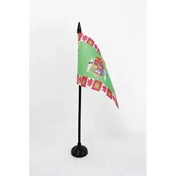 DRAPEAU DE TABLE PROVINCE DE CADIX 15x10cm - PETIT DRAPEAUX DE BUREAU CADIZ EN ANDALOUSIE 10 x 15 cm