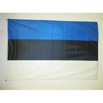 DRAPEAU ESTONIE 150x90cm oeillets - DRAPEAU ESTONIEN 90 x 150 cm Spécial Extérieur - DRAPEAUX
