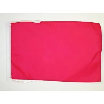DRAPEAU UNICOLORE CERISE 45x30cm - PAVILLON DE COULEUR ROUGE CERISE 30 x 45 cm haute qualité