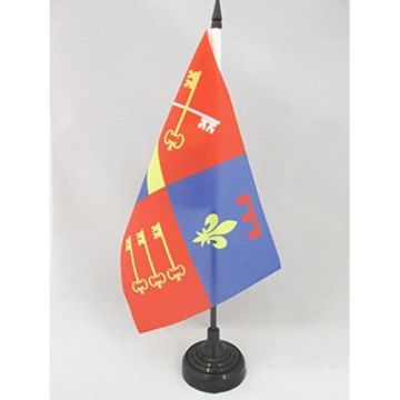 DRAPEAU DE TABLE VAUCLUSE 21x14cm - PETIT DRAPEAUX DE BUREAU DÉPARTEMENT FRANÇAIS - PACA 14 x 21 cm