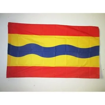 DRAPEAU PROVINCE DE OVERIJSSEL 150x90cm - DRAPEAU OVERIJSSEL AUX PAYS-BAS 90 x 150 cm Fourreau pour hampe