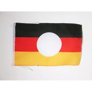 DRAPEAU ALLEMAGNE DE L\'EST SANS EMBLÈME 45x30cm - PAVILLON ALLEMAND - RDA 30 x 45 cm haute qualité