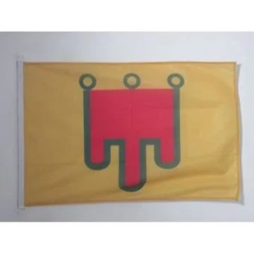 DRAPEAU AUVERGNE 90x60cm - DRAPEAU AUVERGNAT - COMTÍ? D\'AUVERGNE 60 x 90 cm Spécial Extérieur - DRAPEAUX