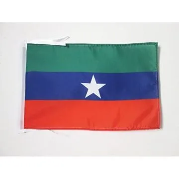 DRAPEAU OGADEN INDÉPENDANTISTE EN ETHIOPIE 45x30cm - PAVILLON DU FNLO 30 x 45 cm haute qualité