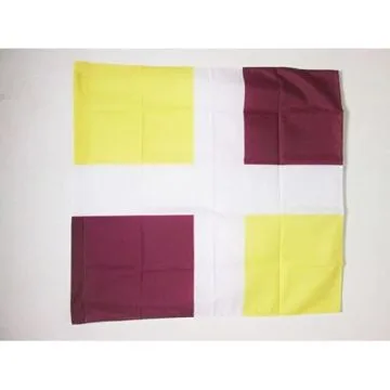 DRAPEAU ORDONNANCE DU RÍ?GIMENT DE BÍ?ARN 1763 Í? 1791 90x90cm - DRAPEAU BALAGNY 90 x 90 cm Fourreau pour hampe