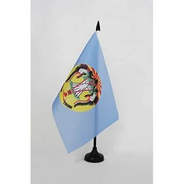 Drapeau de table Crows du Montana 21x14cm - PETIT Drapeaux DE BUREAU des corbeaux  14 x 21 cm
