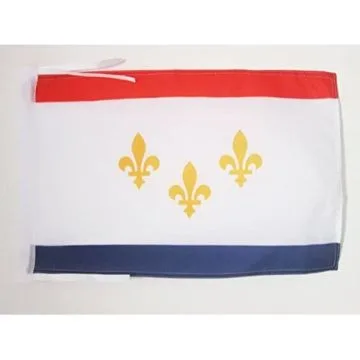 DRAPEAU NOUVELLE-ORLÉANS 45x30cm - PAVILLON NEW ORLEANS - LOUISIANE 30 x 45 cm haute qualité