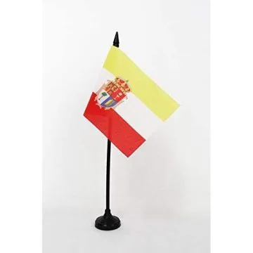 DRAPEAU DE TABLE PROVINCE DE CUENCA 15x10cm - PETIT DRAPEAUX DE BUREAU CUENCA EN CASTILLE-LA-MANCHE 10 x 15 cm