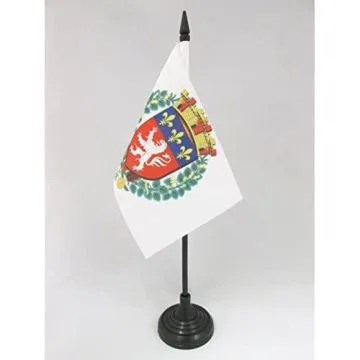 DRAPEAU DE TABLE VILLE DE LYON 15x10cm - PETIT DRAPEAUX DE BUREAU LYONNAIS 10 x 15 cm