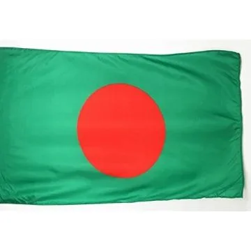 DRAPEAU BANGLADESH 250x150cm - DRAPEAU BANGLADAIS 150 x 250 cm Fourreau pour hampe