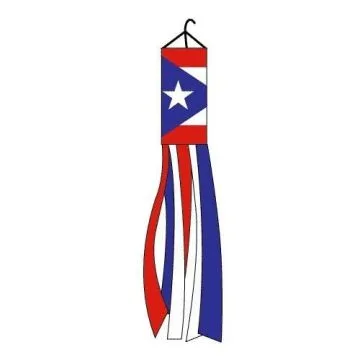 DRAPEAU MANCHE A AIR PORTO RICO 150cm - WINDSOCK PORTORICAIN 150 cm