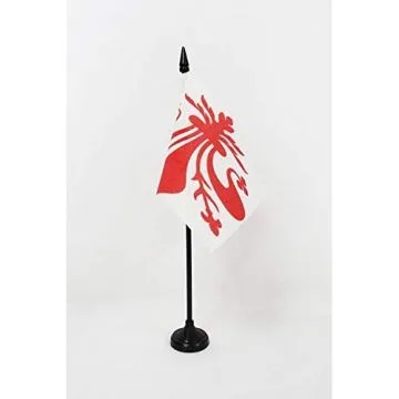 DRAPEAU DE TABLE FLORENCE 15x10cm - PETIT DRAPEAUX DE BUREAU FIRENZE EN TOSCANE 10 x 15 cm