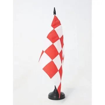 DRAPEAU DE TABLE PROVINCE DE BRABANT-SEPTENTRIONAL 21x14cm - PETIT DRAPEAUX DE BUREAU BRABANT-DU-NORD AUX PAYS-BAS 14 x 21 cm