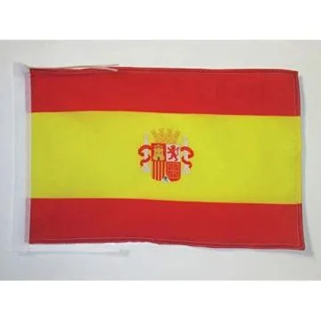 DRAPEAU ESPAGNE NATIONALISTE 1936-1938 45x30cm - PAVILLON NATIONALISTES ESPAGNOLS 30 x 45 cm haute qualité