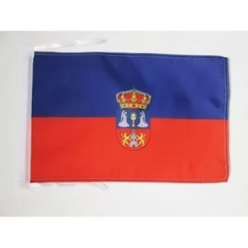 DRAPEAU PROVINCE DE LUGO 45x30cm - PAVILLON LUGO EN GALICE 30 x 45 cm haute qualité