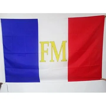 DRAPEAU FRANCE MITTERRAND 150x90cm - DRAPEAU FRANÍ?AIS 1981 90 x 150 cm Fourreau pour hampe