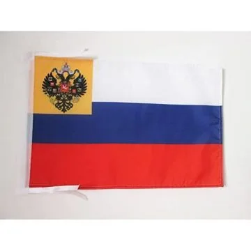DRAPEAU EMPIRE RUSSE 1914-1917 45x30cm - PAVILLON IMPÉRIAL DE RUSSIE 30 x 45 cm haute qualité