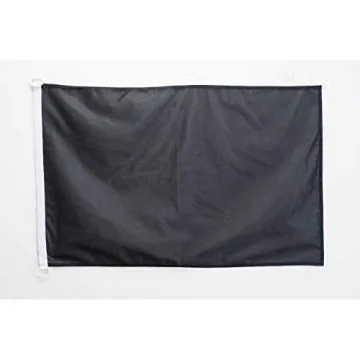 Drapeau Unicolore Noir 150x90cm - Drapeau de couleur noire 90 x 150 cm Spécial Extérieur - Drapeaux