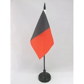 DRAPEAU DE TABLE VALLÉE D\'AOSTE 15x10cm - PETIT DRAPEAUX DE BUREAU VALLE D\'AOSTA - ITALIE 10 x 15 cm