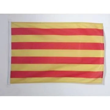 DRAPEAU CATALOGNE 90x60cm - DRAPEAU CATALAN 60 x 90 cm Spécial Extérieur - DRAPEAUX
