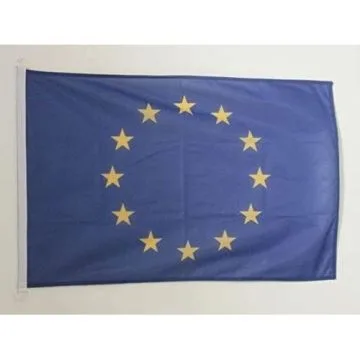 DRAPEAU EUROPE 150x90cm - DRAPEAU EUROPÍ?EN - UNION EUROPÍ?ENNE - UE 90 x 150 cm Spécial Extérieur - DRAPEAUX