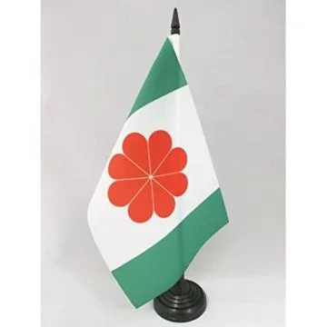 DRAPEAU DE TABLE TAÏWAN INDÉPENDANTISTE 21x14cm - PETIT DRAPEAUX DE BUREAU TAÏWANAIS NATIONALISTE 14 x 21 cm