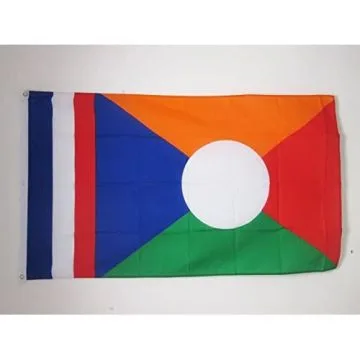 DRAPEAU LA RÉUNION 150x90cm - DRAPEAU RÉUNIONAIS - FRANCE 90 x 150 cm - DRAPEAUX